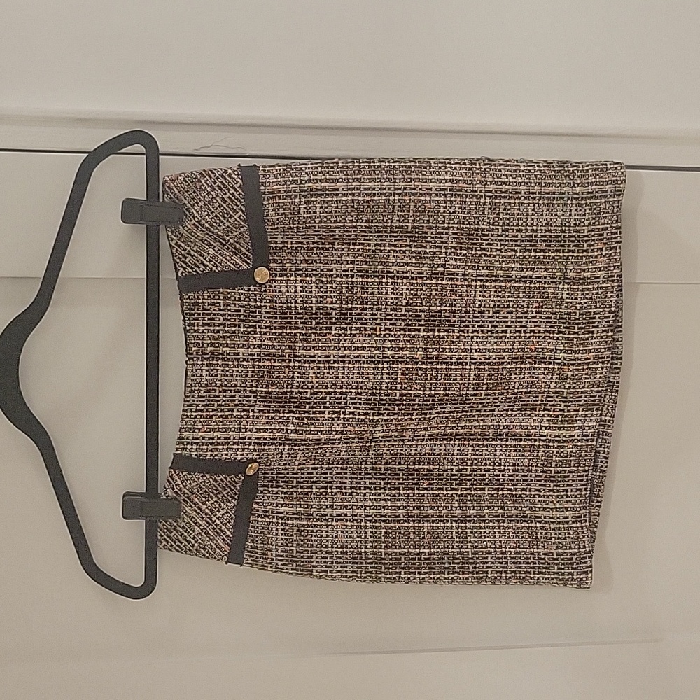 Trina Turk Multi Color Tweed Mini Size 0